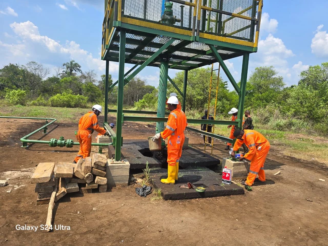 Fabrication and installation of Wellhead jacket at Egbema West Well 18T